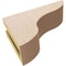 Ekena Millwork 3"W x 9"D x 6"H Classic Carmel Rough Cedar Woodgrain TimberThane Corbel, Primed Tan CORUR03X09X06CARRCPR - alternate 6